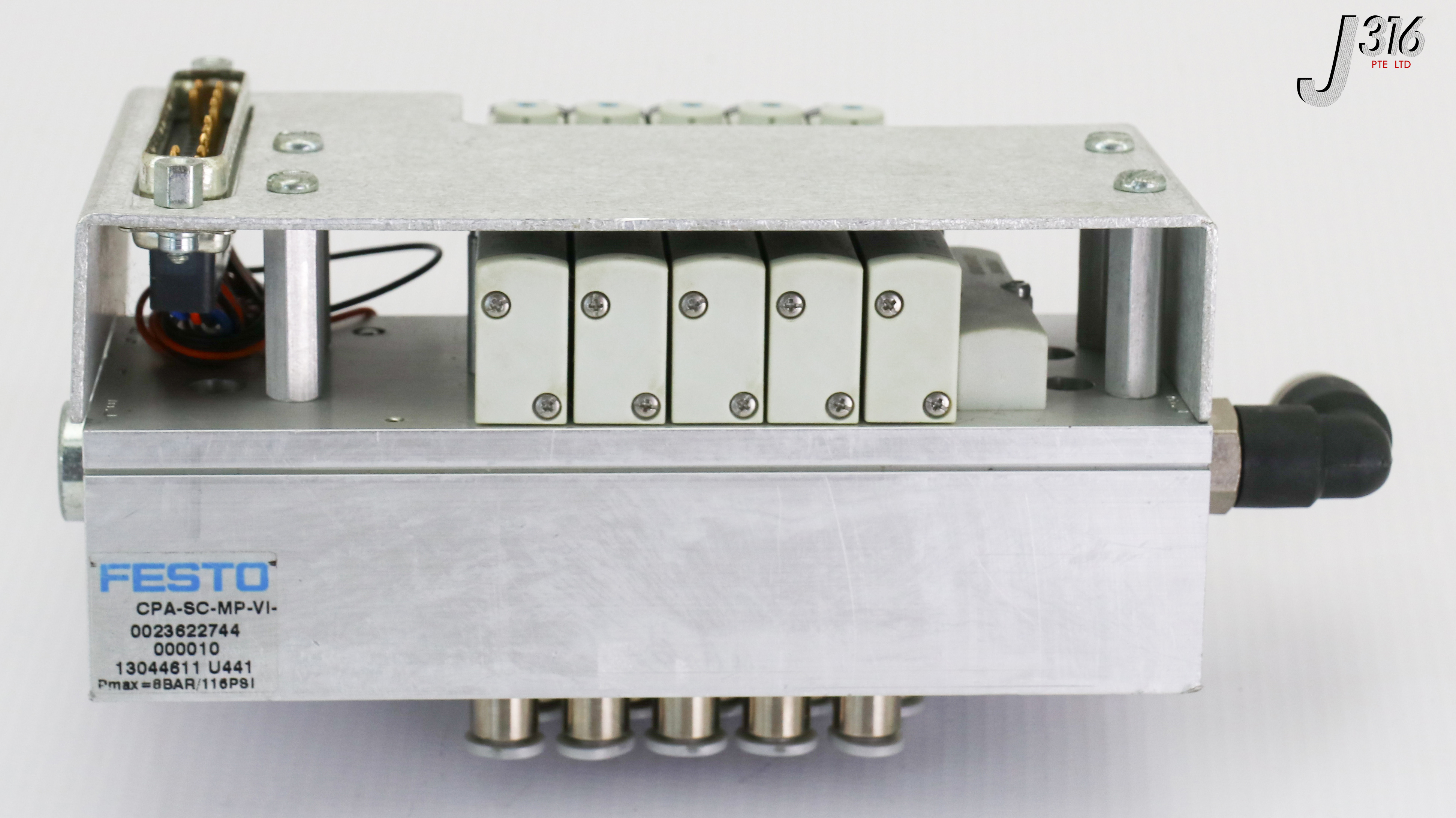 16867 FESTO 6-SLOT SOLENOID VLV MANF CPASC1-M1H-K-P-2 5 CPA-SC-MP